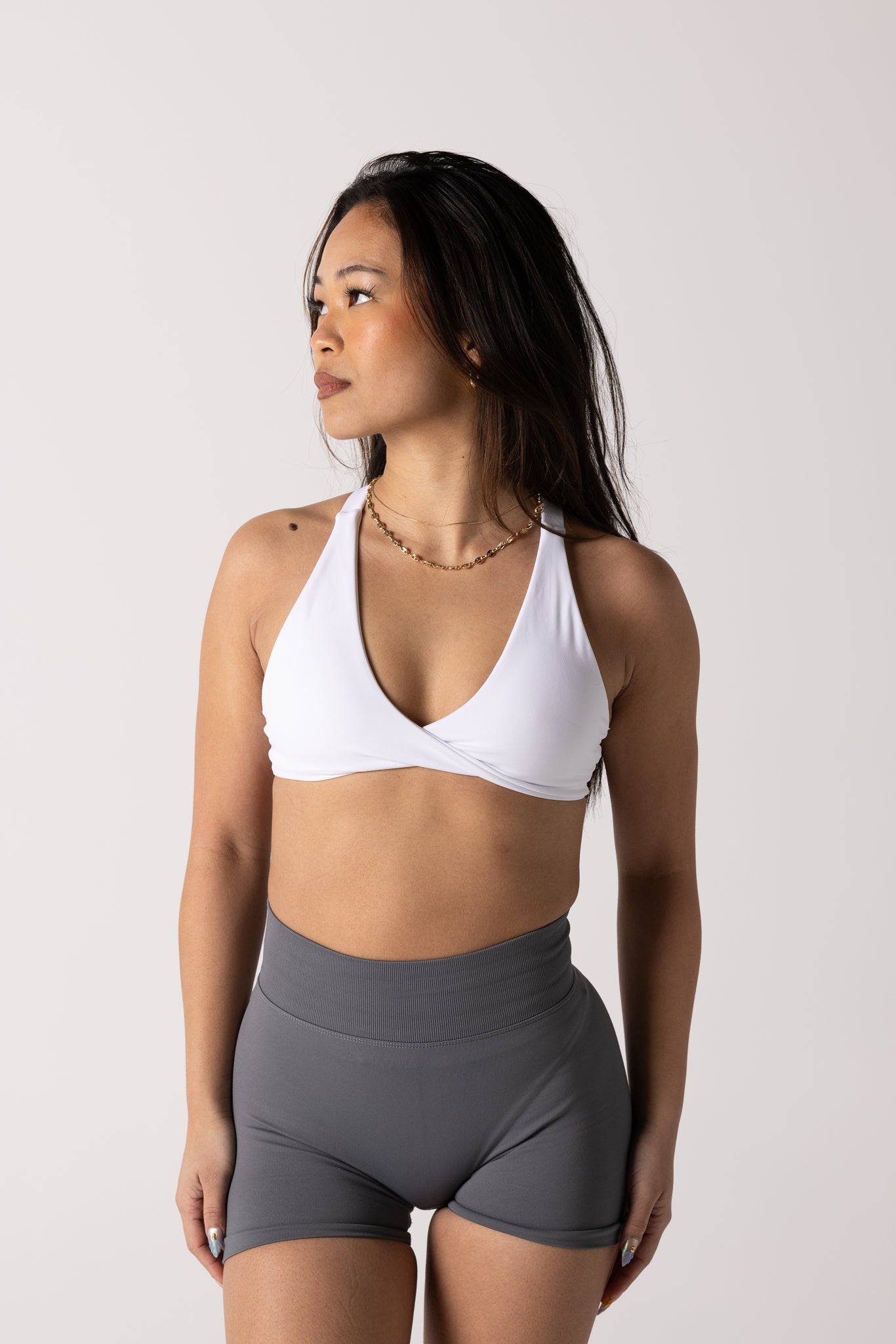 Amplify 3 Way Crop - White