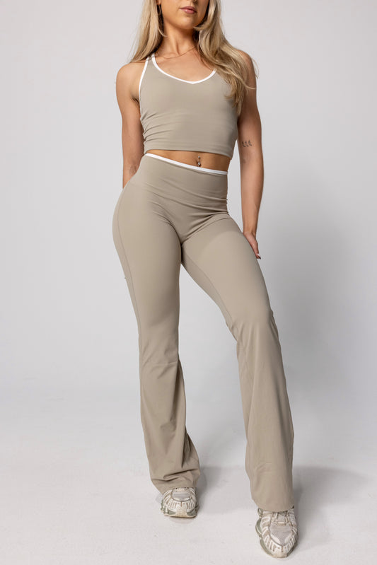 Sculpt Flares Taupe