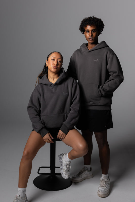 Aligned Active Oversized Hoodie - Grey