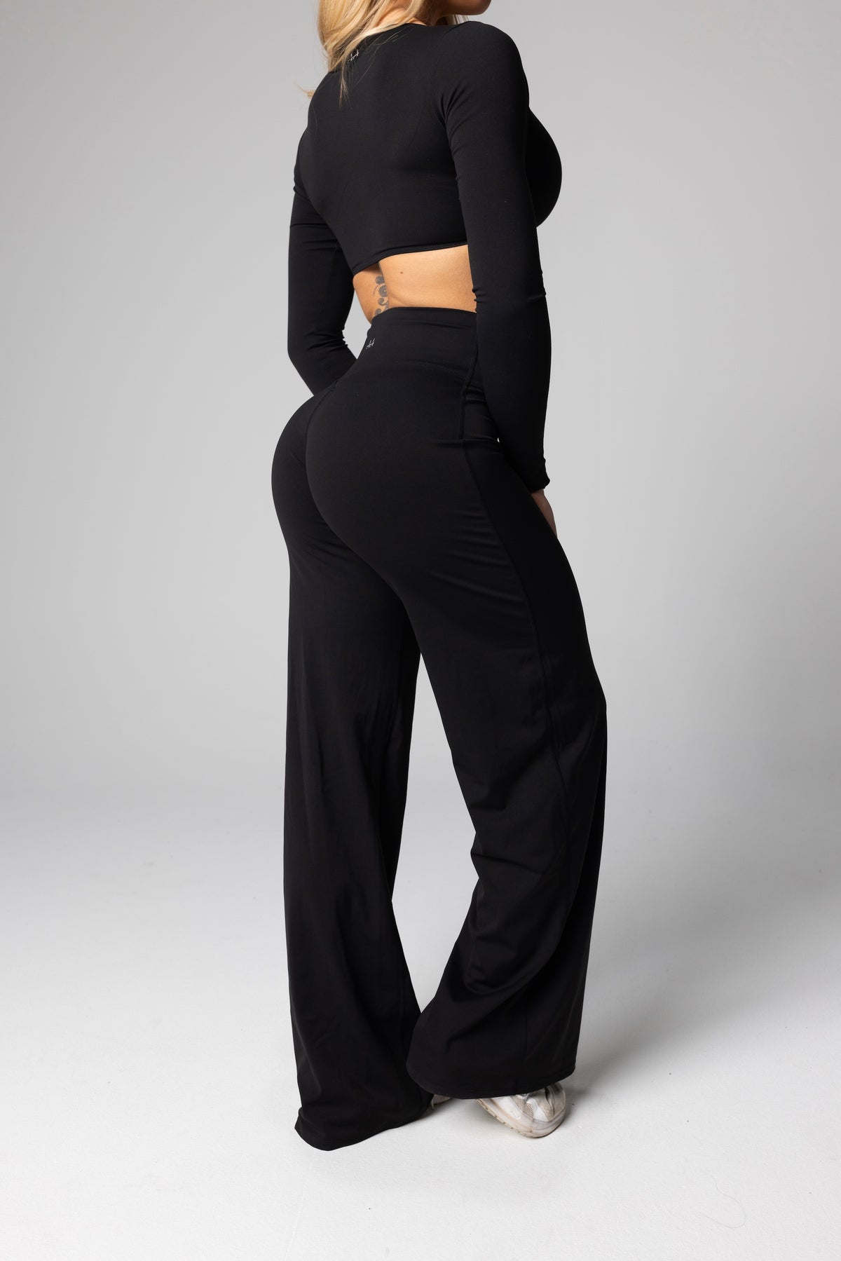 Noir Wide Leg Flares